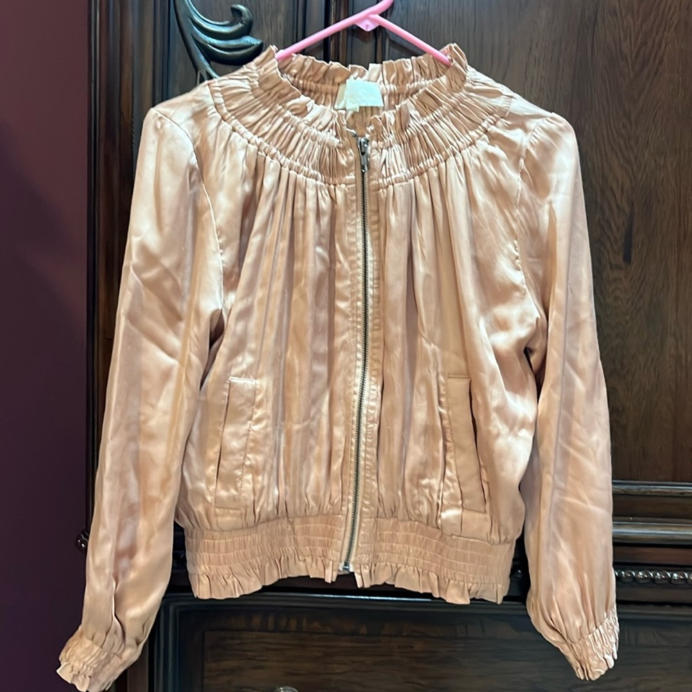 Satin bomber jacket xs